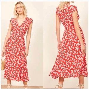 Reformation XS wrap dress